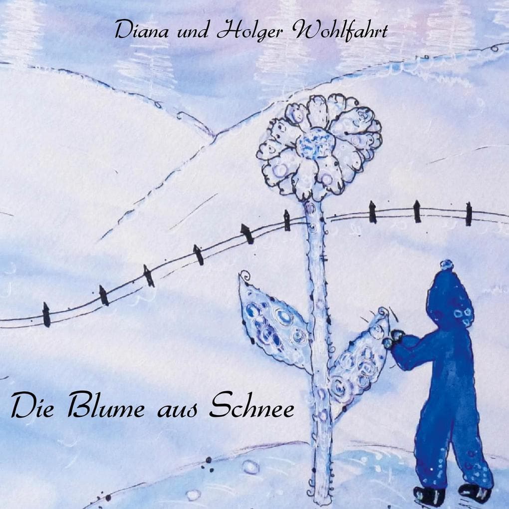Die Blume aus Schnee