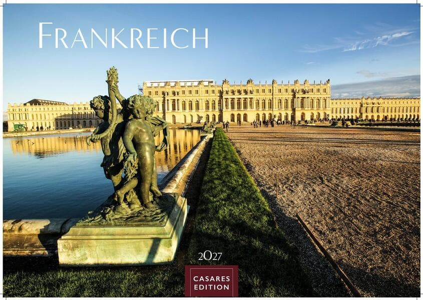 Frankreich Kalender 2027 - Wandkalender | Fotokalender Frankreich 35x50cm Grosses Format - 12 beeindruckende Highlights von der Schönheit Frankreichs
