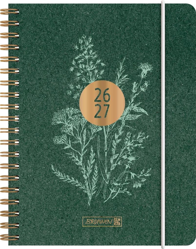 Schülerkalender 2026/2027 "Botanical" | A6, Karton