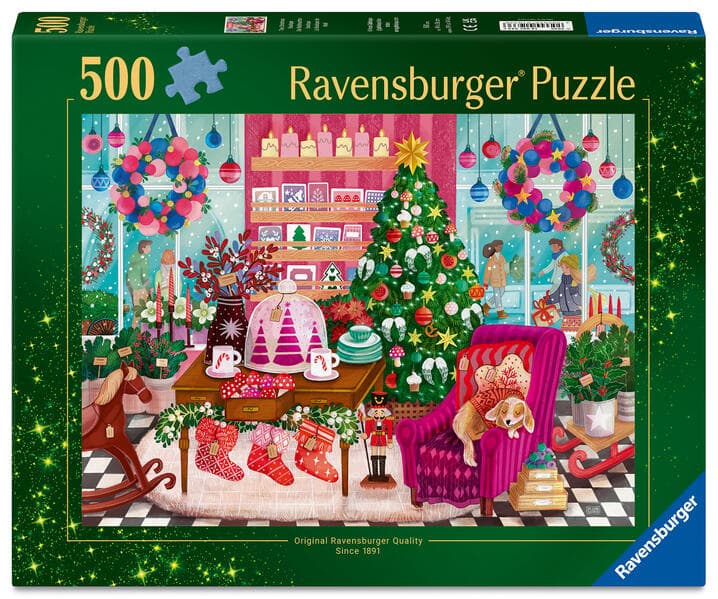 Erwachsenenpuzzle 500 Teile - Die Weihnachtsboutique