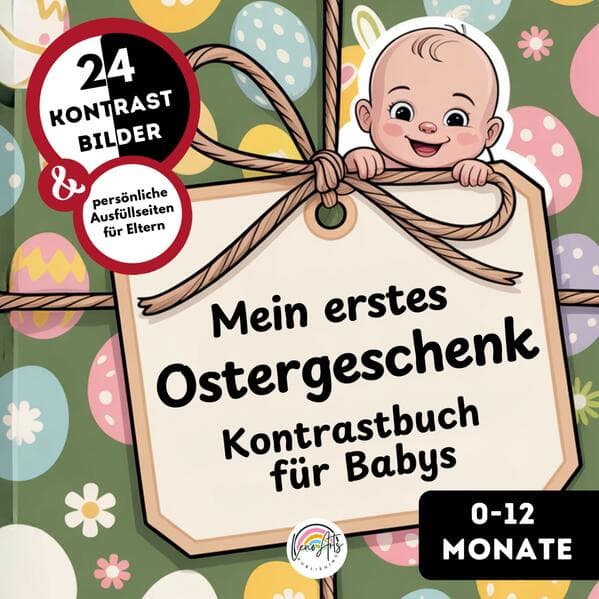 Kontrastbuch für Babys: Mein erstes Ostergeschenk