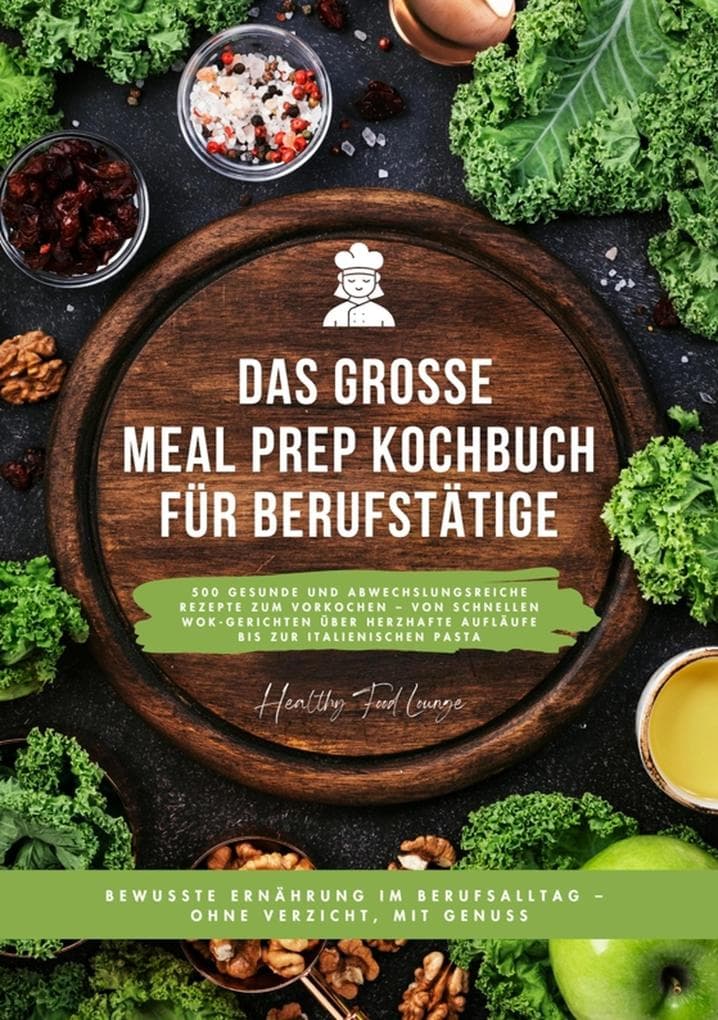 Das große Meal Prep Kochbuch für Berufstätige: 500 gesunde und abwechslungsreiche Rezepte zum Vorkochen - von schnellen Wok-Gerichten über herzhafte Aufläufe bis zur italienischen Pasta