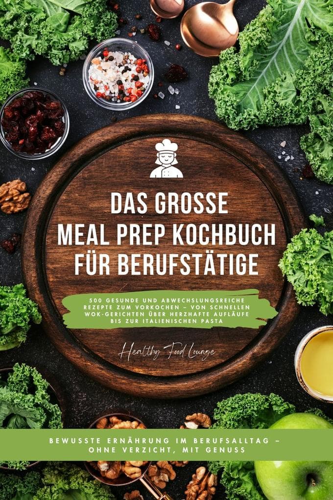 Das große Meal Prep Kochbuch für Berufstätige: 500 gesunde und abwechslungsreiche Rezepte zum Vorkochen - von schnellen Wok-Gerichten über herzhafte Aufläufe bis zur italienischen Pasta