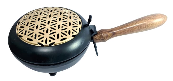 Räucherpfanne Blume des Lebens