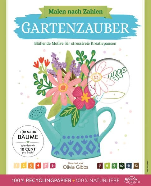 Malen nach Zahlen - Gartenzauber