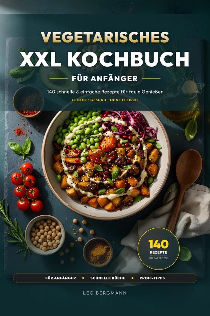 Vegetarisches XXL Kochbuch für Anfänger