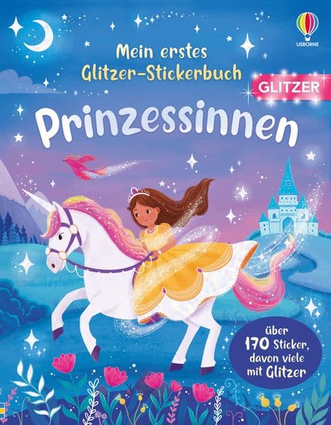 Mein erstes Glitzer-Stickerbuch: Prinzessinnen
