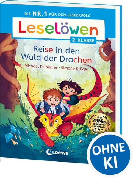 Leselöwen 2. Klasse - Reise in den Wald der Drachen