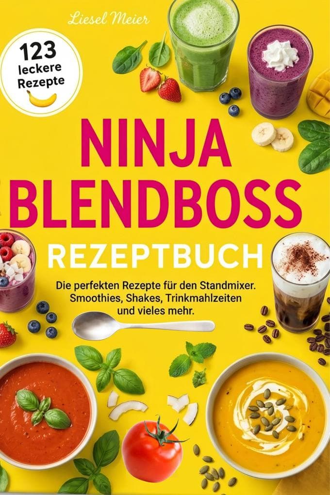 Ninja Blendboss Rezeptbuch- 123 leckere Rezepte.