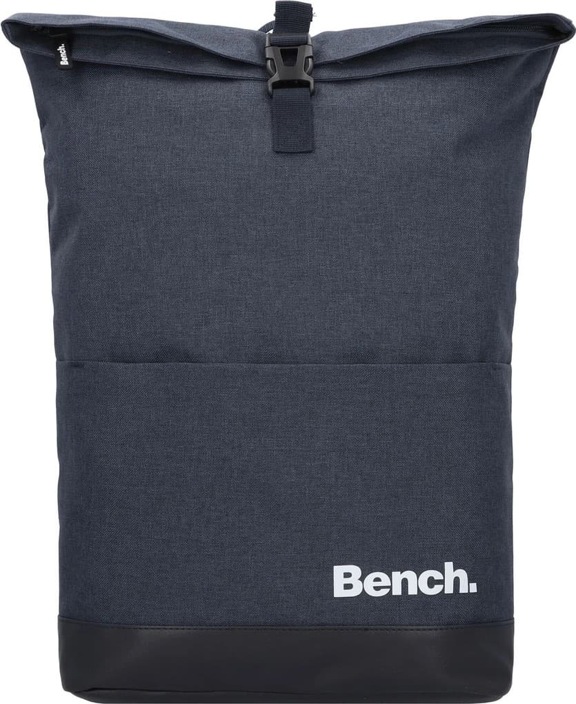 Bench classic Roll-Top Rucksack, dunkelblau/weiß