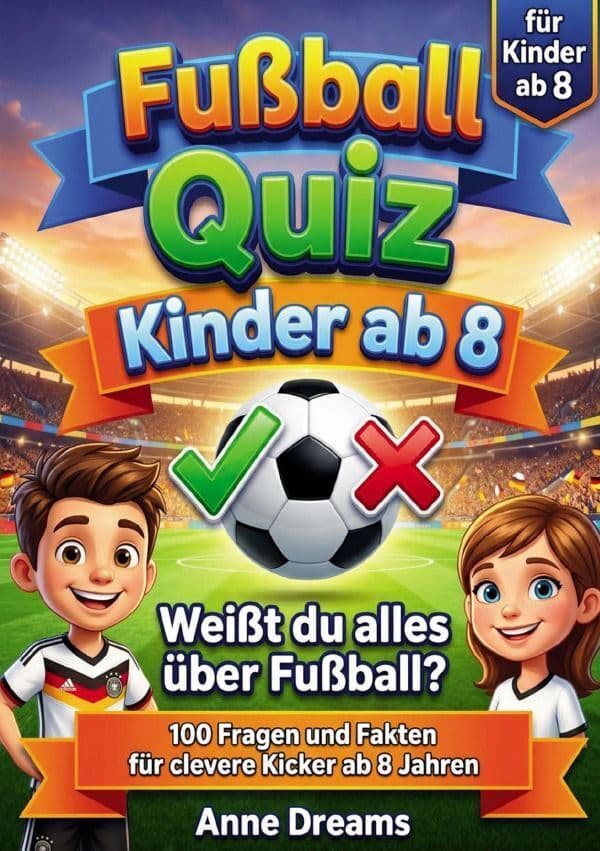 Fussball Quiz Kinder ab 8