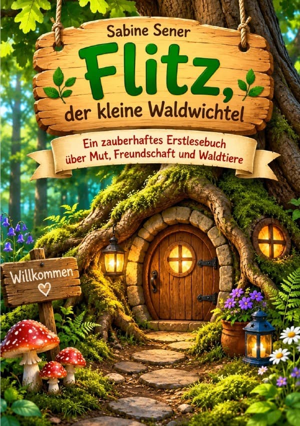 Flitz, der kleine Waldwichtel Ein zauberhaftes Erstlesebuch über Mut, Freundschaft und Waldtiere