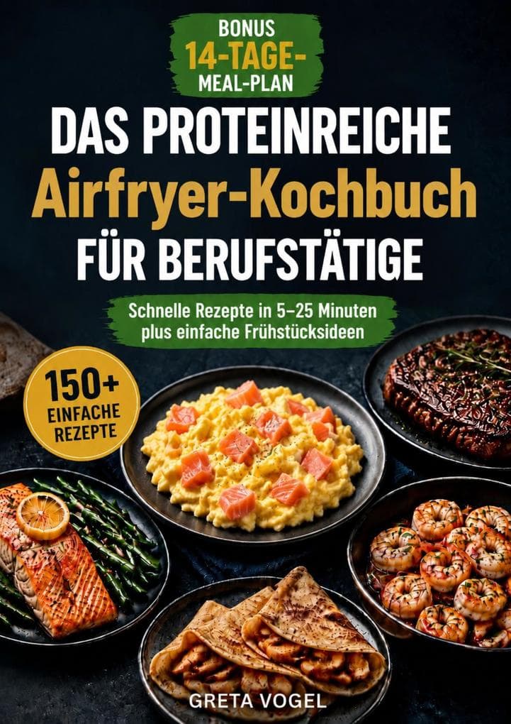 Das proteinreiche Airfryer-Kochbuch für Berufstätige