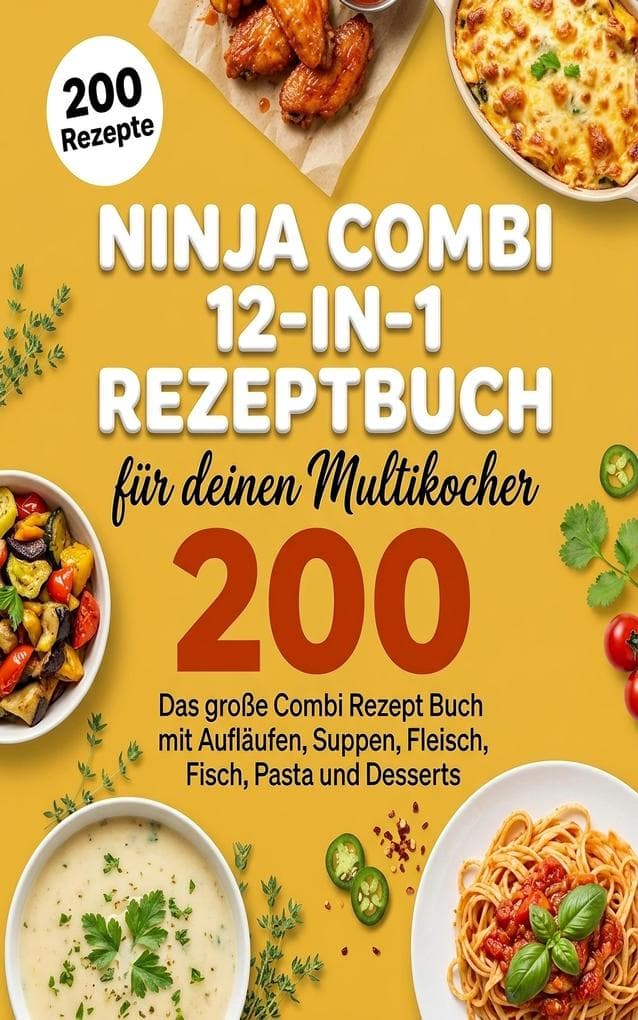 Ninja Combi 12-in-1 Rezeptbuch - 200 Rezepte für den Multikocher