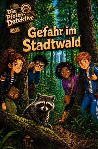 Die Pfoten-Detektive - Gefahr im Stadtwald