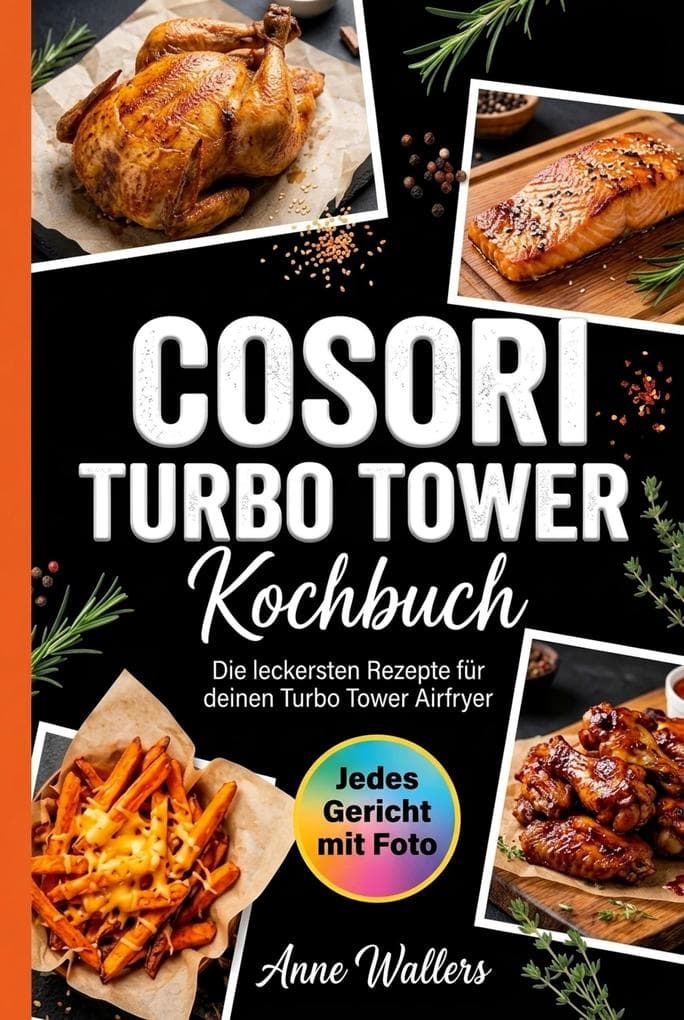 Cosori Turbo Tower Kochbuch- Jedes Rezept mit Foto.