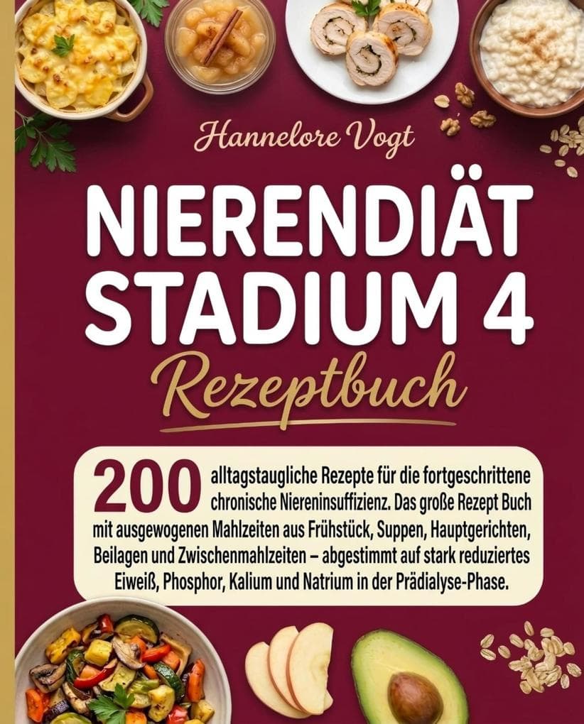 Nierendiät Stadium 4 Rezeptbuch