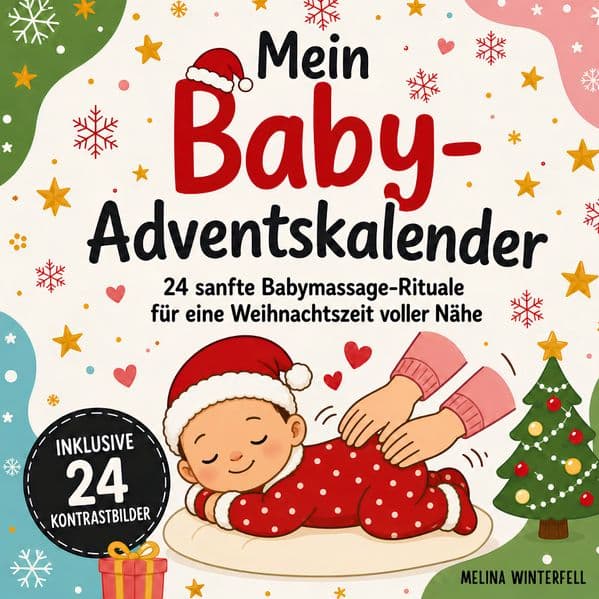 Mein Baby Adventskalender inkl. 24 sanfte Babymassage-Rituale
