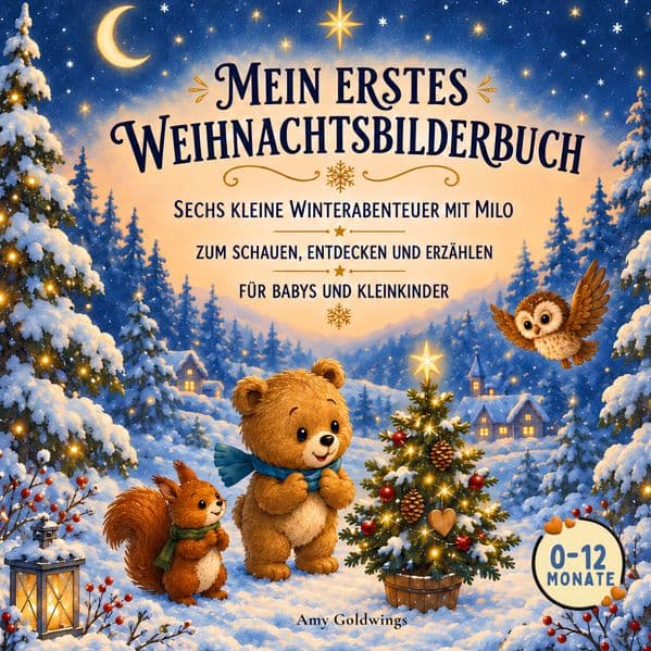 Mein erstes Weihnachtsbilderbuch für Babys und Kleinkinder