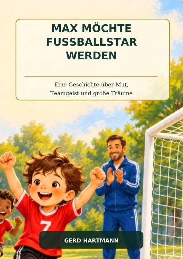 Max möchte Fußballstar werden
