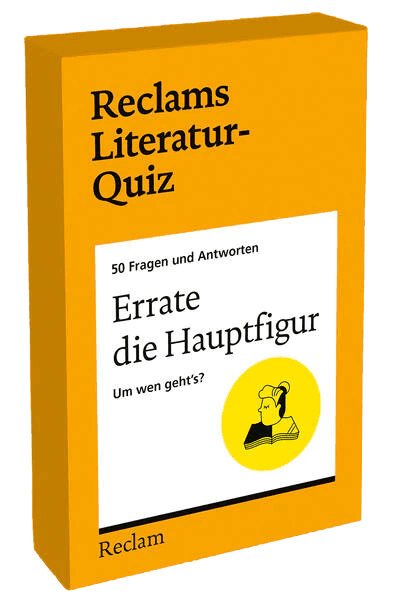 Errate die Hauptfigur. Um wen geht's? 50 Fragen und Antworten für Büchermenschen