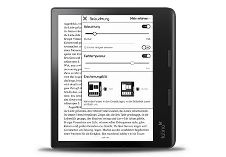 tolino epos 3 smartLight: Das beste Licht bei Tag und Nacht