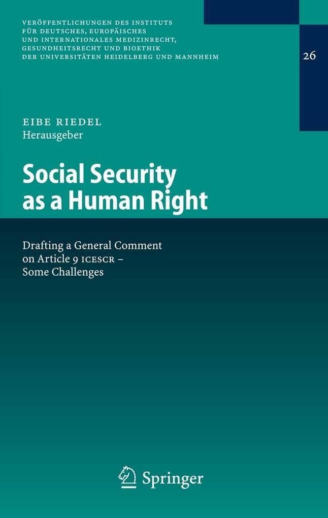 Social Security as a Human Right