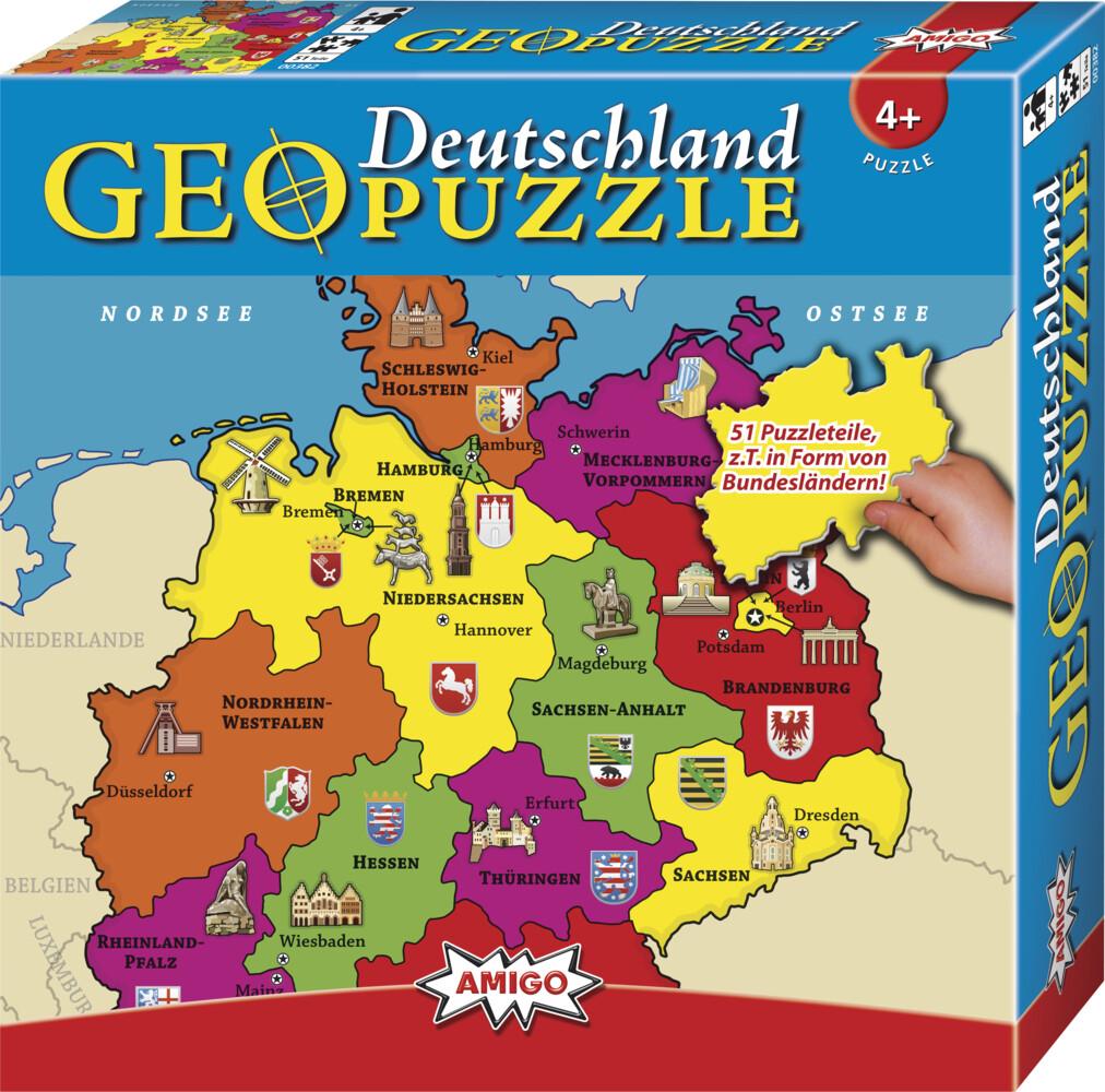 Geo Puzzle Deutschland