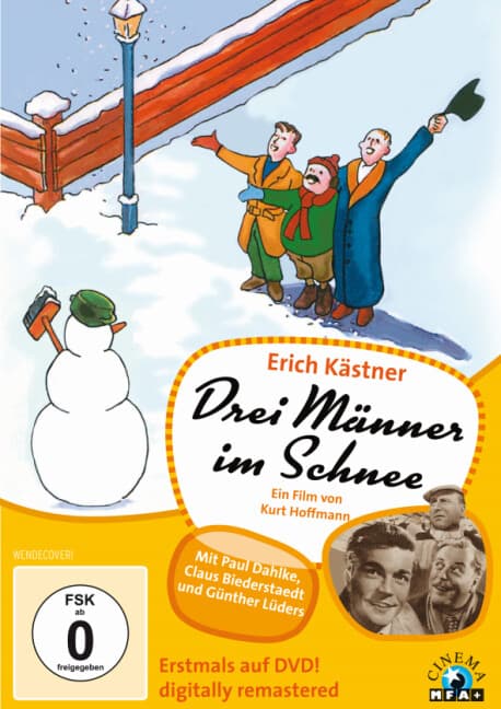 Drei Männer im Schnee