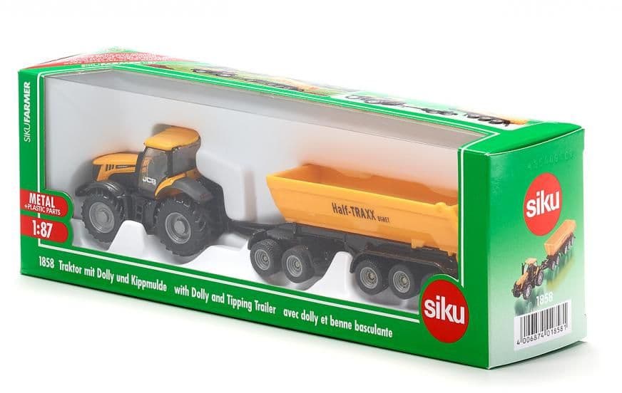 SIKU Farmer - Traktor mit Dolly und Kippmulde