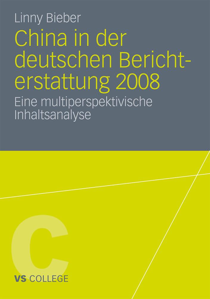 China in der deutschen Berichterstattung 2008