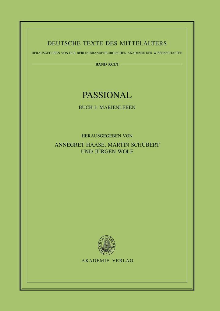 Passional, Buch I, Marienleben