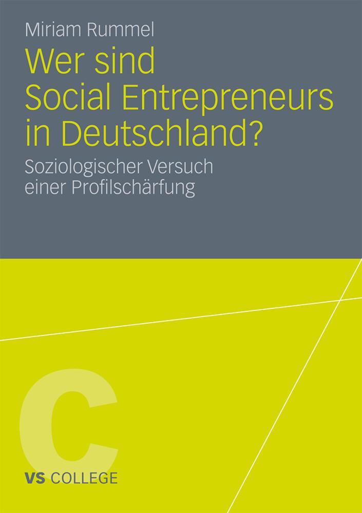 Wer sind Social Entrepreneurs in Deutschland?