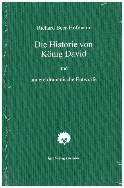 Die Historie von König David und andere dramatische Entwürfe