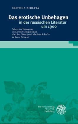 Das erotische Unbehagen in der russischen Literatur um 1900