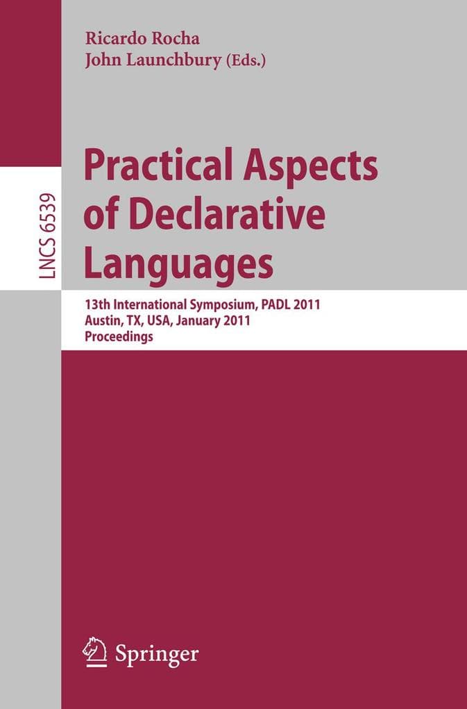 Practical Aspects of Declarative Languages