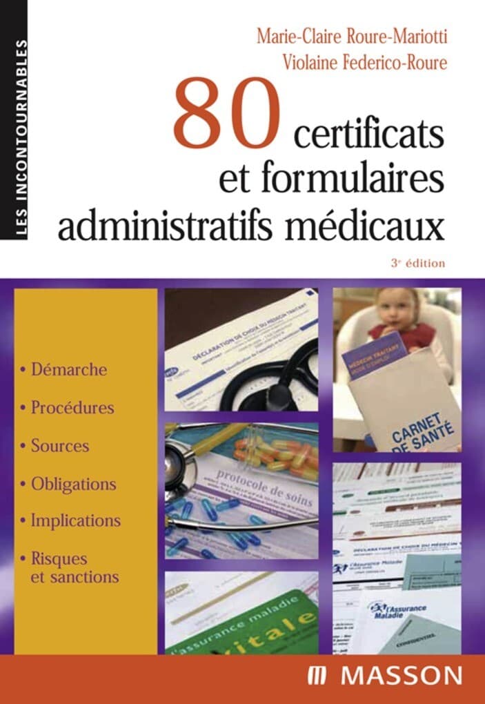 80 certificats et formulaires administratifs médicaux