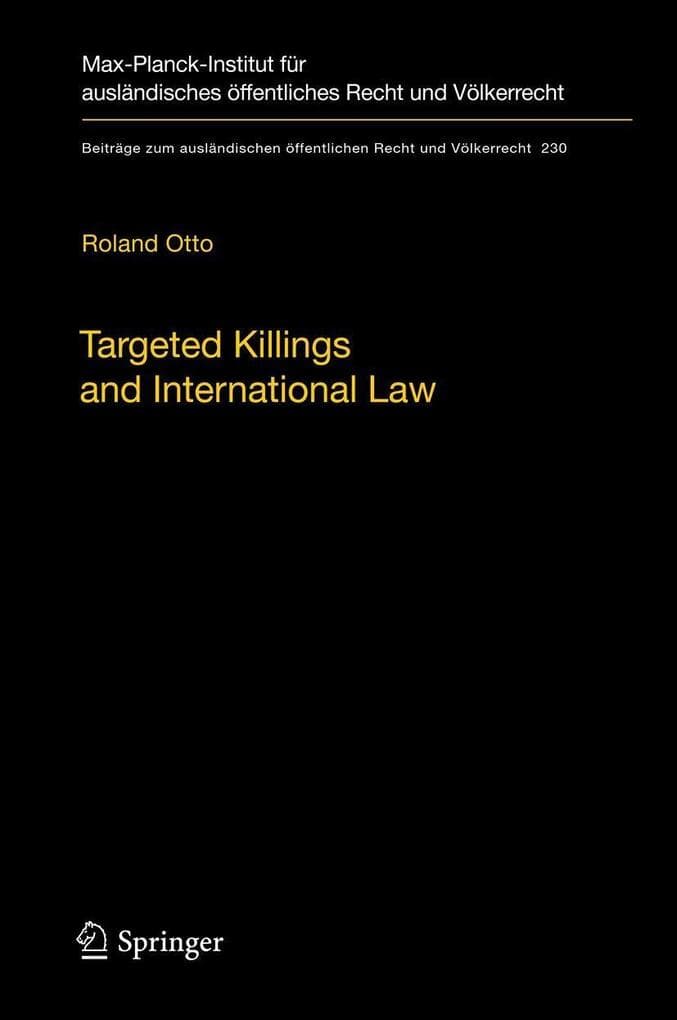 Targeted Killings and International Law