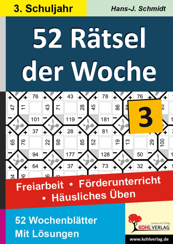 52 Rätsel der Woche, 3. Schuljahr