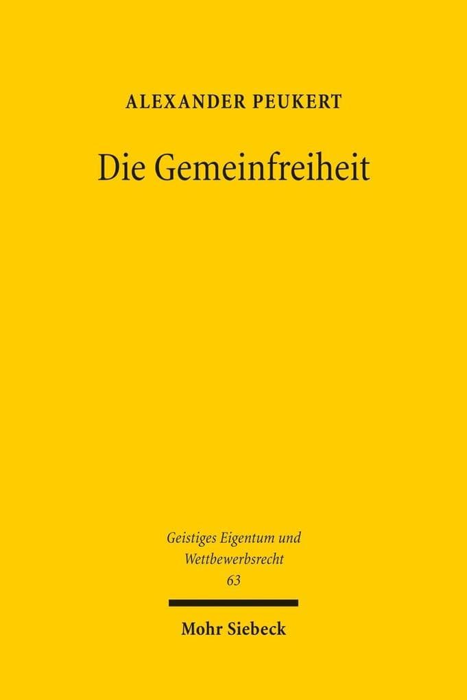 Die Gemeinfreiheit