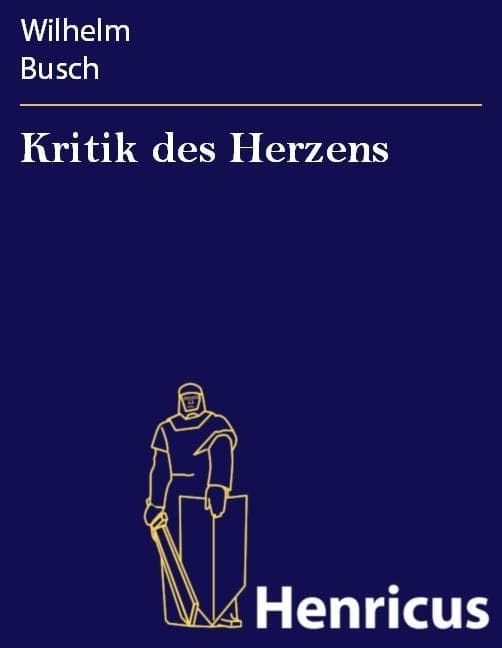 Kritik des Herzens