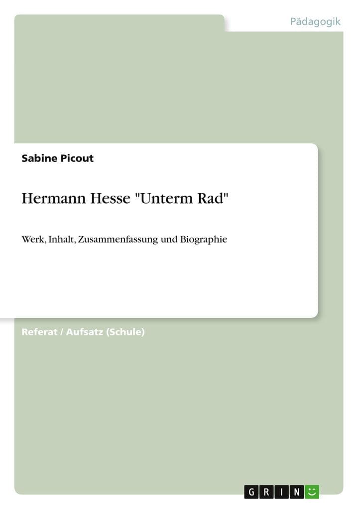 Hermann Hesse "Unterm Rad"