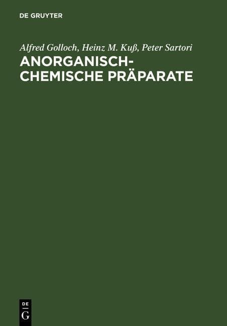 Anorganisch-Chemische Präparate