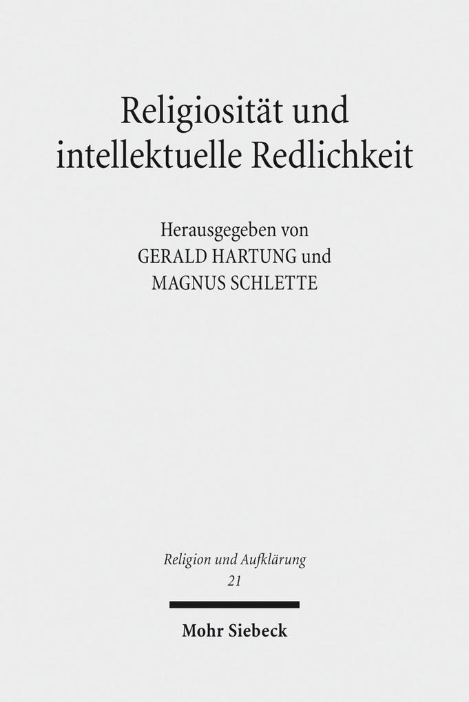 Religiosität und intellektuelle Redlichkeit