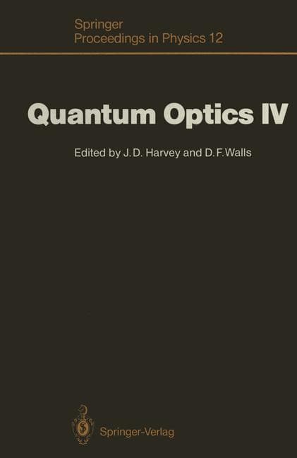 Quantum Optics IV