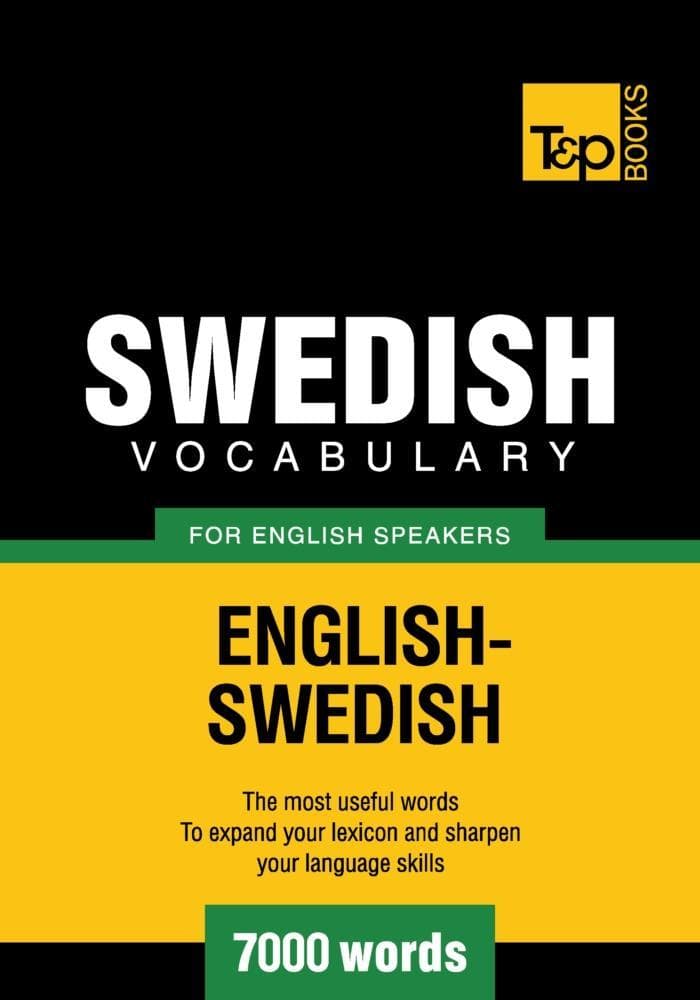 Swedish vocabulary for English speakers - 7000 words