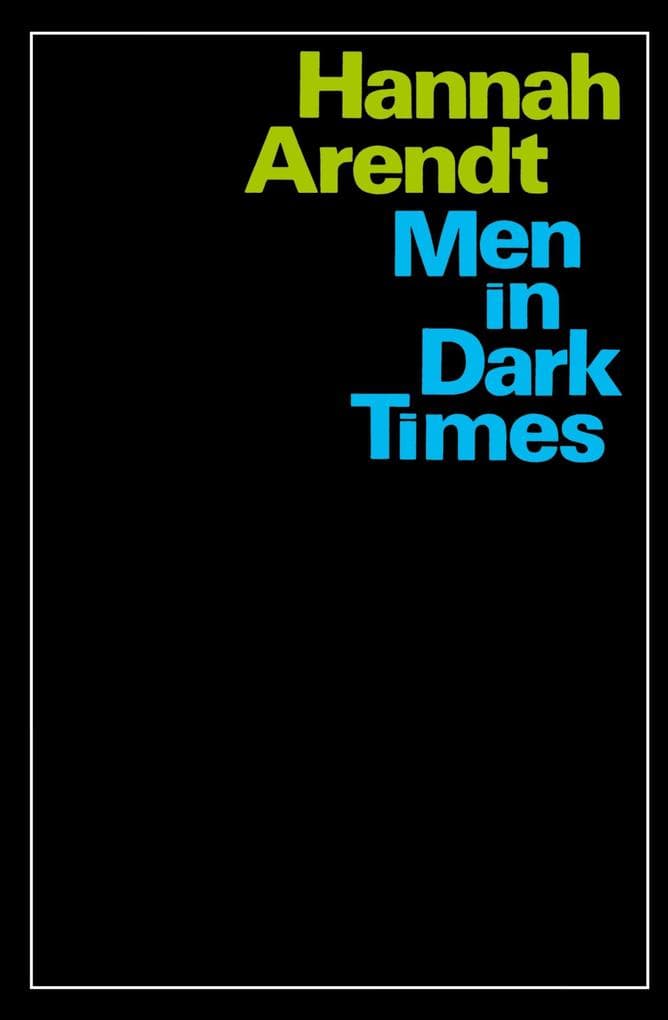 Men in Dark Times