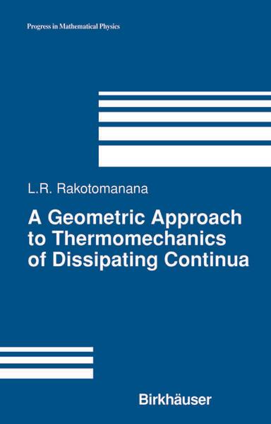 A Geometric Approach to Thermomechanics of Dissipating Continua