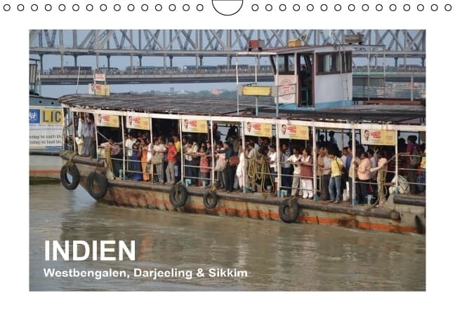 INDIEN (Westbengalen, Darjeeling & Sikkim) (Wandkalender immerwährend DIN A4 quer)