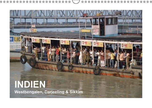 INDIEN (Westbengalen, Darjeeling & Sikkim) (Wandkalender immerwährend DIN A3 quer)